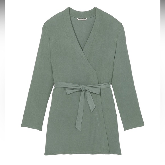 NWT Victoria’s Secret Ribbed Modal Short Robe - Picture 3 of 15
